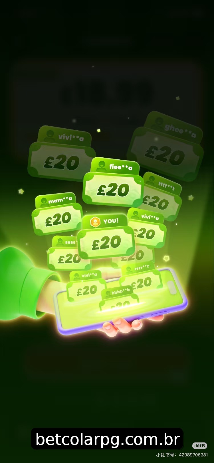 Interface do App colarpg